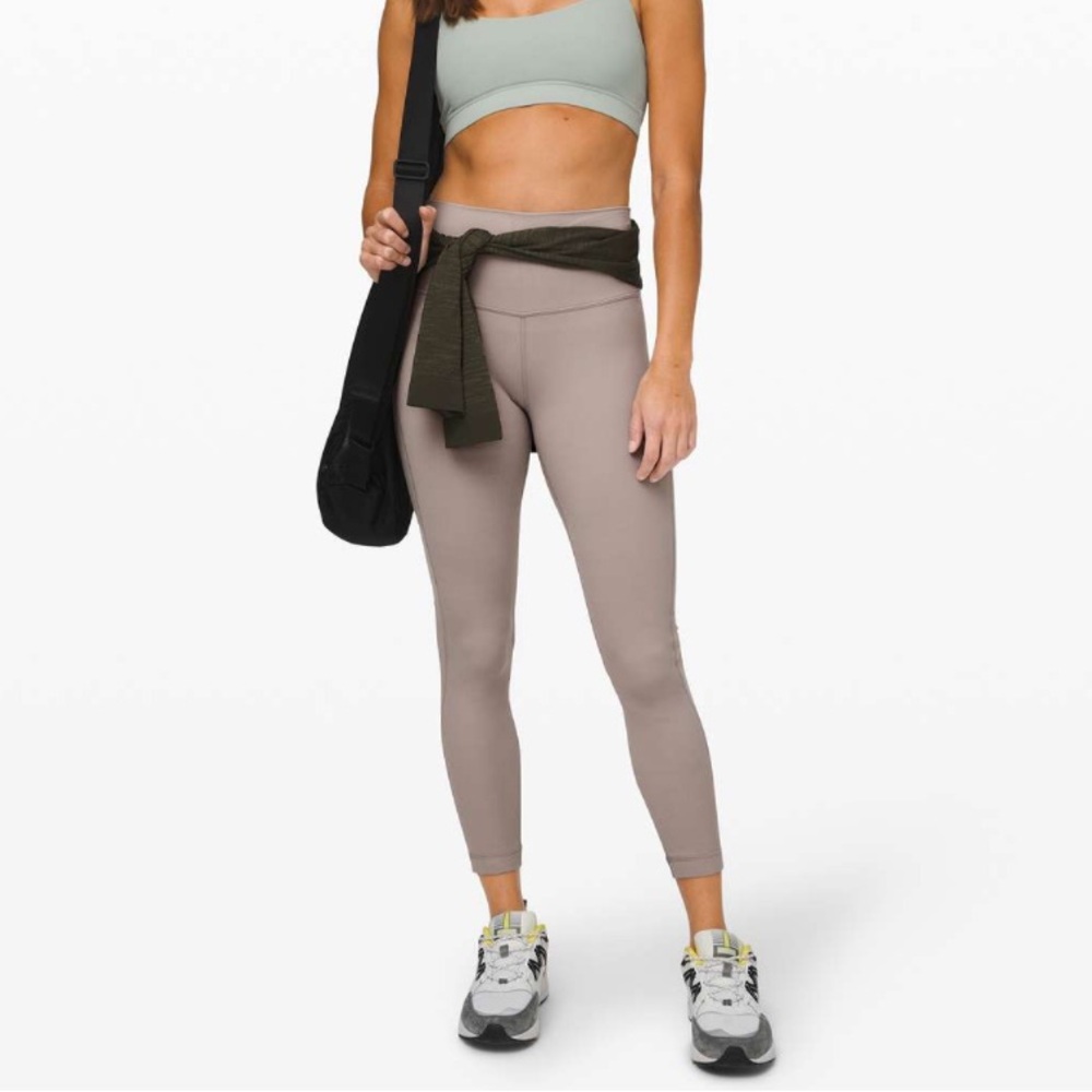 Lululemon Align Pant II 25" Dark Chrome High-Rise Leggings Women's Activewear 4